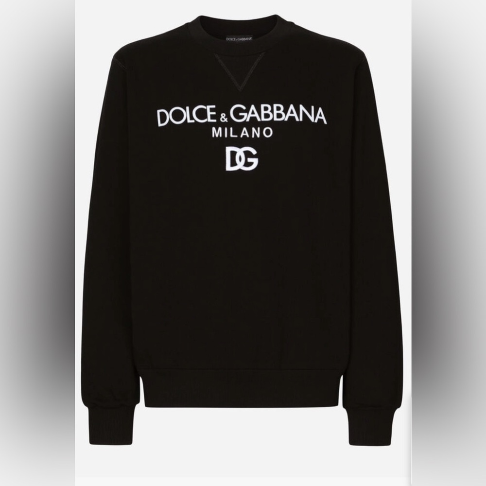Dolce & Gabbana Black Crewneck Sweater